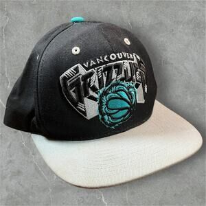 Vancouver Grizzlies Mitchell & Ness Adjustable Hat Wool Blend NBA Basketball